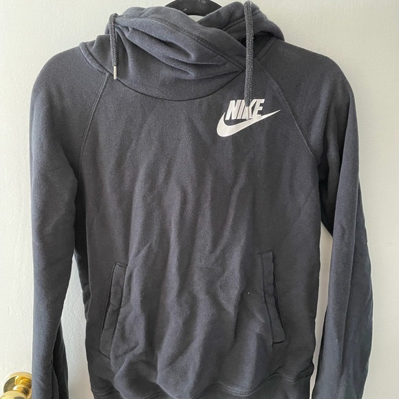 SOLD - Nike Cross Neck hoodie with thumb holes - Picture 1 of 2